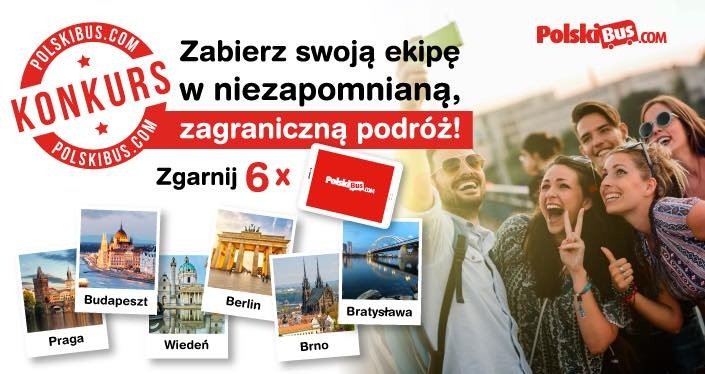 Konkurs PolskiBus z okazji 6 urodzin!