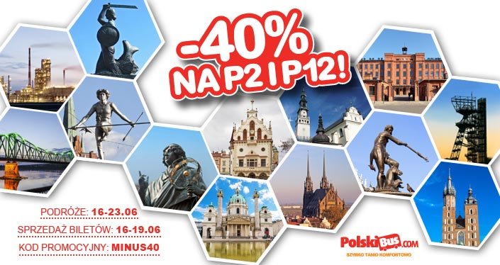 PolskiBus: 40% mniej na aż 13 miast !