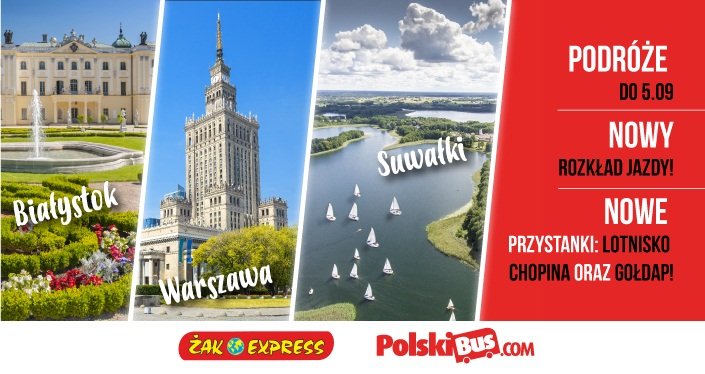 PolskiBus: nowy kalendarz na podróże z Żak Express