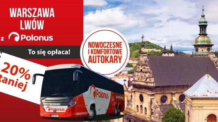 Promocja Polonus – zniżka na bilety do Lwowa!