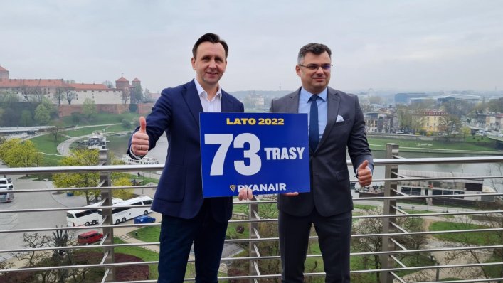 Rekordowa liczba lotu Ryanair z Krakowa